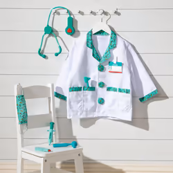 PACK DOCTEUR COSTUME + ACCESSOIRES Melissa & Doug - Vue supplémentaire 7