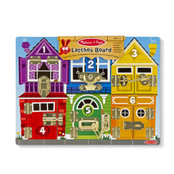PLANCHE D'ACTIVITES AVEC LOQUETS Melissa & Doug (barquette)