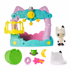 Gabby's Dollhouse Pandy Paws Dreamy Balcony, Action/Aventure, 3 an(s), Multicolore