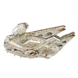 4D BUILD - Puzzle 3D STAR WARS - Maquette Star Wars 223 Pièces - Faucon Millenium Inspiré de la Saga - Puzzle Adulte - Jeu Construction à Collectionner - Maquette à Construire - Jeu Enfant 12 ans et +