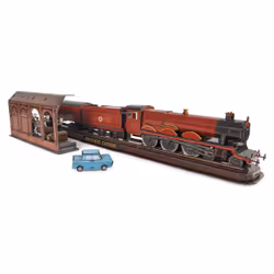 4D Build, Puzzle 3D Harry Potter Poudlard Express 181 pièces 76,2 cm de long | Cadeaux Harry Potter décoration de bureau | Pu ...