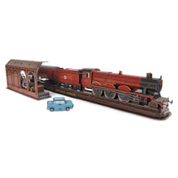 4D Build, Puzzle 3D Harry Potter Poudlard Express 181 pièces 76,2 cm de long | Cadeaux Harry Potter décoration de bureau | Puzzles 3D pour adultes et adolescents à partir de 12 ans