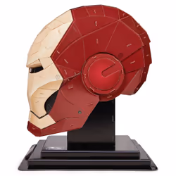 Spin Master 4D BUILD - Puzzle Marvel 3D - Maquette Avengers 96 Pièces - Casque Iron Man Inspiré de la Saga - Puzzle Adulte et Jeu de Construction à Collectionner - Maquette à Construire - Jeu Enfant 12 ans et +