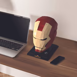 Spin Master 4D BUILD - Puzzle Marvel 3D - Maquette Avengers 96 Pièces - Casque Iron Man Inspiré de la Saga - Puzzle Adulte et Jeu de Construction à Collectionner - Maquette à Construire - Jeu Enfant 12 ans et + - Vue supplémentaire 5