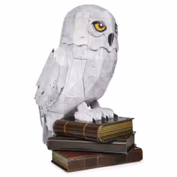 Spin Master 4D BUILD - Puzzle Harry Potter 3D - Jeu Harry Potter 118 Pièces Maquette à Construire - Chouette Hedwige Harry Potter - Puzzle Adulte et Jeu de Construction à Collectionner - Jeu Enfant 12 ans et +