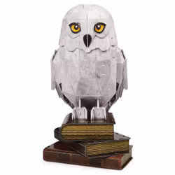 Spin Master 4D BUILD - Puzzle Harry Potter 3D - Jeu Harry Potter 118 Pièces Maquette à Construire - Chouette Hedwige Harry Potter - Puzzle Adulte et Jeu de Construction à Collectionner - Jeu Enfant 12 ans et +