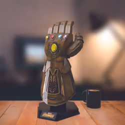 4D BUILD - Puzzle Marvel 3D - Maquette Avengers 142 Pièces - Gant de l’Infini Thanos Saga - Puzzle Adulte et Jeu de Construction à Collectionner - Maquette à Construire - Jeu Enfant 12 ans et +