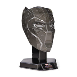 Spin Master 4D Build, Puzzle 3D Marvel Black Panther 82 pièces avec support | Décoration de bureau Black Panther Wakanda Forever | Puzzles 3D pour adultes et adolescents à partir de 12 ans