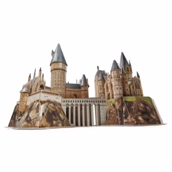 4D Build, Puzzle 3D Harry Potter Château de Poudlard 209 pièces | Cadeaux Harry Potter décoration de bureau | Jouets de const ...