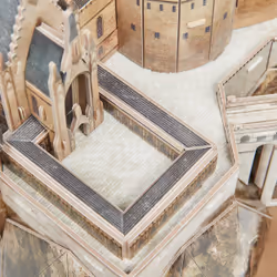 4D Build, Puzzle 3D Harry Potter Château de Poudlard 209 pièces | Cadeaux Harry Potter décoration de bureau | Jouets de construction | Puzzles 3D pour adultes et adolescents à partir de 12 ans - Vue supplémentaire 6
