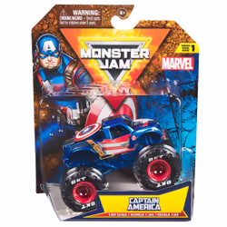 Monster Jam Marvel Captain America, Monster truck, 3 an(s), Métal, Plastique, Multicolore