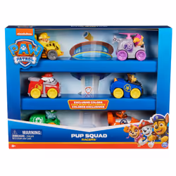 PAW Patrol Pup Squad Racers, Ensemble de véhicules, PAW Patrol, 3 an(s), Plastique, Multicolore