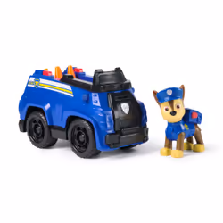 PAW Patrol Chase’s Patrol Cruiser, Voiture de police, 3 an(s), Plastique, Noir, Bleu