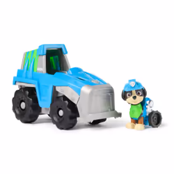 PAW Patrol Rex’s Dinosaur Rescue Vehicle, Véhicule, 3 an(s), Plastique, Bleu, Gris
