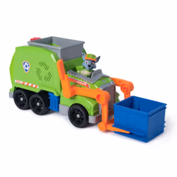 PAW Patrol Crush N’ Roll Recycling Truck, Camion-poubelle, 3 an(s), Plastique, Multicolore