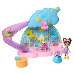 Gabby's Dollhouse Kitty Care Ear Purrfect Playroom, Action/Aventure, 3 an(s), Multicolore