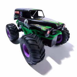 Monster Jam, Smash & Bash Grave Digger officiel, Véhicule radiocommandé intérieur/extérieur, monster truck réparable à l'échelle 1:15, jouets pour garçons et filles à partir de 4 ans - Vue supplémentaire 3