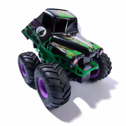 Monster Jam, Smash & Bash Grave Digger officiel, Véhicule radiocommandé intérieur/extérieur, monster truck réparable à l'échelle 1:15, jouets pour garçons et filles à partir de 4 ans - Vue supplémentaire 5