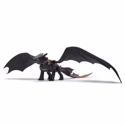 Dreamworks Dragons - How To Train Your Dragon - Figurine Krokmou Plasma Blast 38 Cm - Figurine Interactive Krokmou Qui Crache Du Feu Comme Dans Le Film - Mouvements Réalistes - Jouet Enfant 4 Ans Et +
