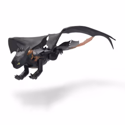 Dreamworks Dragons - How To Train Your Dragon - Figurine Krokmou Plasma Blast 38 Cm - Figurine Interactive Krokmou Qui Crache Du Feu Comme Dans Le Film - Mouvements Réalistes - Jouet Enfant 4 Ans Et + - Vue supplémentaire 4