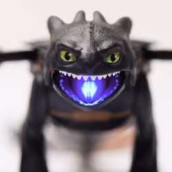 Dreamworks Dragons - How To Train Your Dragon - Figurine Krokmou Plasma Blast 38 Cm - Figurine Interactive Krokmou Qui Crache Du Feu Comme Dans Le Film - Mouvements Réalistes - Jouet Enfant 4 Ans Et + - Vue supplémentaire 5