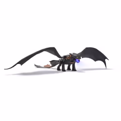 Dreamworks Dragons - How To Train Your Dragon - Figurine Krokmou Plasma Blast 38 Cm - Figurine Interactive Krokmou Qui Crache Du Feu Comme Dans Le Film - Mouvements Réalistes - Jouet Enfant 4 Ans Et + - Vue supplémentaire 6