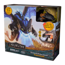 Dreamworks Dragons - How To Train Your Dragon - Figurine Krokmou Plasma Blast 38 Cm - Figurine Interactive Krokmou Qui Crache Du Feu Comme Dans Le Film - Mouvements Réalistes - Jouet Enfant 4 Ans Et + - Vue supplémentaire 8