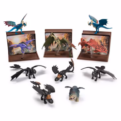 DreamWorks Dragons, How to train Your Dragon, Le monde de Beurk : le Livre des Dragons, Dragon et carte à collectionner avec support d'exposition, à partir de 4 ans (les styles peuvent varier) - Vue supplémentaire 7