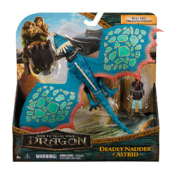 DReamworks Dragons, How to Train Your Dragon, Deadly Nadder & Astrid, duo de figurines articulées Viking, jouets pour enfants à partir de 4 ans