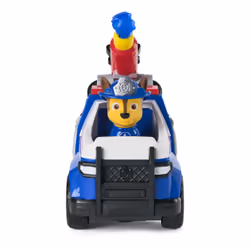 PAW Patrol - Pat Patrouille - Véhicule Figurine Chase Fire Rescue Mission Pompiers - Voiture Figurine À Collectionner - 2 Projectiles - Pat Patrouille Jouet - Voiture Enfant - Jouet Enfant 3 Ans Et +