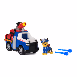 PAW Patrol - Pat Patrouille - Véhicule Figurine Chase Fire Rescue Mission Pompiers - Voiture Figurine À Collectionner - 2 Projectiles - Pat Patrouille Jouet - Voiture Enfant - Jouet Enfant 3 Ans Et + - Vue supplémentaire 4