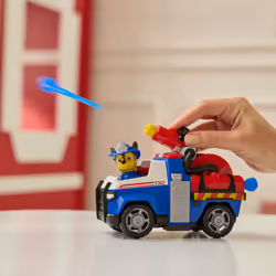 PAW Patrol - Pat Patrouille - Véhicule Figurine Chase Fire Rescue Mission Pompiers - Voiture Figurine À Collectionner - 2 Projectiles - Pat Patrouille Jouet - Voiture Enfant - Jouet Enfant 3 Ans Et + - Vue supplémentaire 6