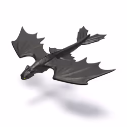 Dreamworks Dragons - How To Train Your Dragon - Figurine Volante Krokmou 38 Cm - Figurine Krokmou Qui Vole Comme Dans Le Film ...