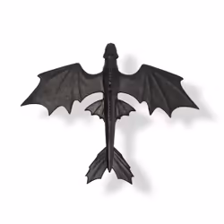 Dreamworks Dragons - How To Train Your Dragon - Figurine Volante Krokmou 38 Cm - Figurine Krokmou Qui Vole Comme Dans Le Film Quand On La Lance - Mouvements Réalistes - Jouet Enfant 4 Ans Et + - Vue supplémentaire 4