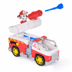 PAW Patrol VÉHICULE + FIGURINE FIRE RESCUE MARCUS La Pat' Patrouille, Camion de pompier, 3 an(s), Plastique, Rouge, Blanc
