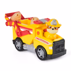 PAW Patrol VÉHICULE + FIGURINE FIRE RESCUE RUBEN La Pat' Patrouille, Camion benne, 3 an(s), Plastique, Rouge, Jaune