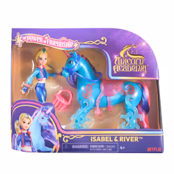 COFFRET LICORNE ET POUPEE RIVER ET ISABEL Unicorn Academy