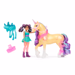 COFFRET LICORNE ET POUPEE LEAF ET AVA Unicorn Academy