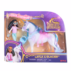 COFFRET LICORNE ET POUPEE GLACIER ET LAYLA Unicorn Academy