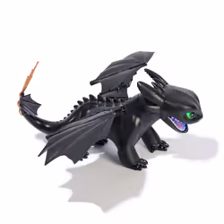 Dreamworks Dragons How to Train Your Dragon, Toothless interactif à apprivoiser et dresser, jouet dragon avec 60 effets sonores et réactions, jouets pour filles et garçons à partir de 4 ans - Vue supplémentaire 5