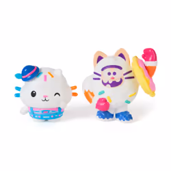 Gabby's Dollhouse : The Movie, Cakey Cat et Cookie Bobby, figurines et 2 accessoires, jouets pour filles et garçons à partir  ...