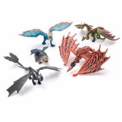 Dreamworks Dragons How to Train Your Dragon, Coffret Chasseur de dragons de 5 figurines avec Catapulte lance-filet d'Harold, jouets pour garçons et filles à partir de 4 ans - Vue supplémentaire 4