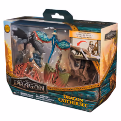 Dreamworks Dragons How to Train Your Dragon, Coffret Chasseur de dragons de 5 figurines avec Catapulte lance-filet d'Harold, jouets pour garçons et filles à partir de 4 ans - Vue supplémentaire 7