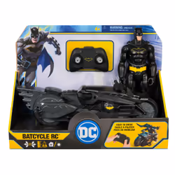 DC Comics PACK BATCYCLE RC + FIGURINE BATMAN 30 CM Batman - Vue supplémentaire 5
