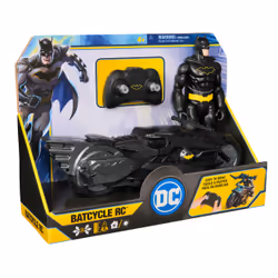 DC Comics PACK BATCYCLE RC + FIGURINE BATMAN 30 CM Batman - Vue supplémentaire 6