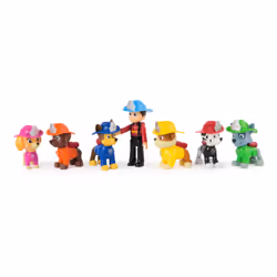 PAW Patrol MULTIPACK DE 7 FIGURINES FIRE RESCUE La Pat' Patrouille