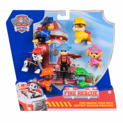 PAW Patrol MULTIPACK DE 7 FIGURINES FIRE RESCUE La Pat' Patrouille - Vue supplémentaire 4