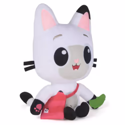 Gabby's Dollhouse : The Movie, Pandy Paws interactif for-miaou-dable, peluche interactive avec 3 accessoires et sac amovible, jouets pour filles et garçons à partir de 3 ans