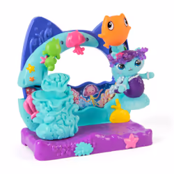 Gabby's Dollhouse : The Movie, Balcon Aquarium de Mercat, avec figurine et accessoires pour maison de poupée, jouets pour fil ...