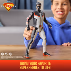 DC Comics - Figurine Mr Terrific 30 Cm - Figurine Articulée Issue Du Film Superman - Super Héros Et Super Vilain - Jouet À Collectionner - Cadeau Enfant - Jouet Enfant 4 Ans Et +